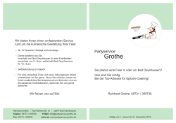 Partyservice Grothe