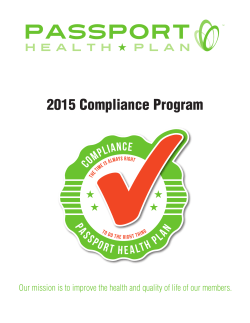 2015 Compliance Program