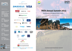 PATA Annual Summit 2015 PATA Annual Summit 2015 New