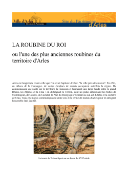 roubine du Roi - Patrimoine de la ville d`Arles