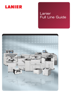 Lanier Full Line Guide