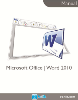 CapÃ­tulo 2: Elementos de Word 2010