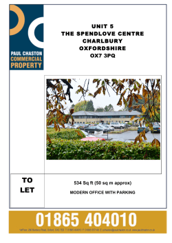 brochure - Paul Chaston Commercial Property