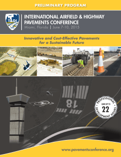 International Airfield & Highway Pavements Conference