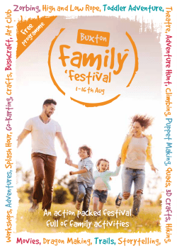 An action packed festival full of family activities