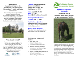 Brochure - Washington County Conservation District