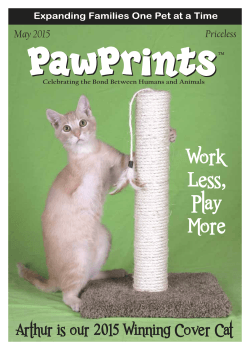 May 2015 - PawPrints Magazine