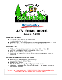 ATV Trail Rides - Town of Payson
