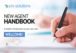 Agent Handbook - PB-Solutions | Document Collection Company
