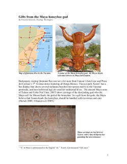 Gifts from the Maya honeybee god
