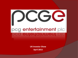 UK Investor Show April 2015