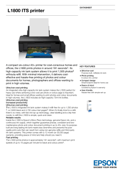 L1800 ITS printer