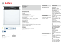 Bosch SMI40D16EU LAVE-VAISSELLE 60 INT 48DB