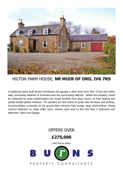 offers over Â£275000 hilton farm house, nr muir of ord, iv6 7rs
