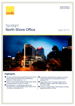 Spotlight North Shore Office Q1/2015