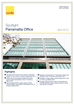 Spotlight Parramatta Office Q1/2015