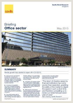 Singapore Office Briefing Q1 2015