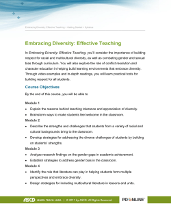 Embracing Diversity: Effective Teaching