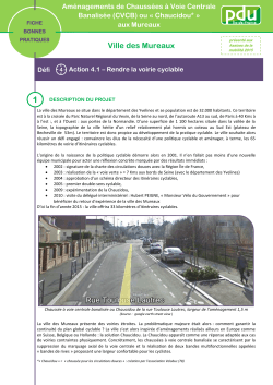 Ville des Mureaux - Plan de dÃ©placements urbains Ãle-de-France