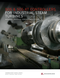 New 505 & 505XT for Industrial Steam Turbines