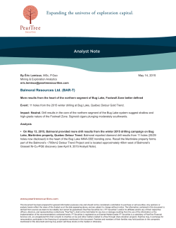Analyst Note - PearTree Financial Services