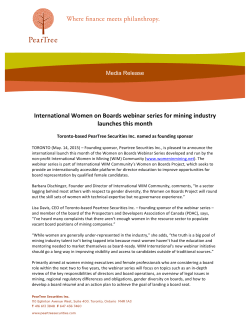 International Women on Boards webinar series for