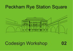 This document - Peckham Rye CoDesign