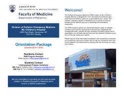 pem orientation brochure for residents