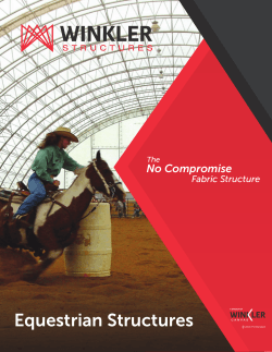 Winkler Structures Brochure - Equestrian.indd