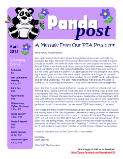 Panda Post - Penny Road Elementary School
