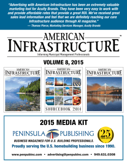 2015 media Kit - Peninsula Publishing