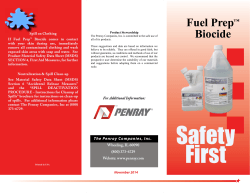 Fuel Prep Safety 1st Brochure
