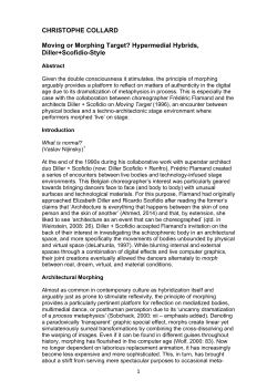 Moving or Morphing Target? Hypermedial Hybrids, Diller+Scofidio