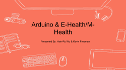 Arduino & E-Health/M