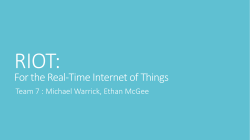 For the Real-âTime Internet of Things