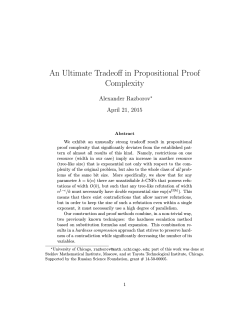 An Ultimate Tradeoff in Propositional Proof Complexity