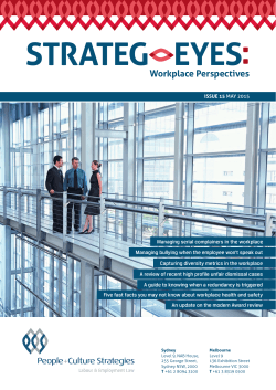 READ the May 2015 edition of our QUARTERLY journal CLICK TO