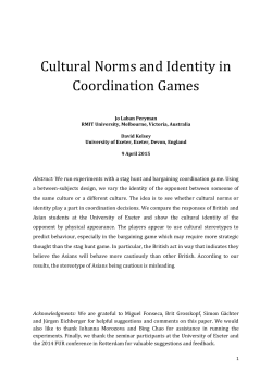 Cultural Norms and Identity in Coordination Games