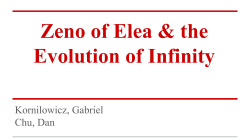 Zeno of Elea & the Evolution of Infinity