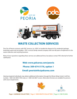 City of Peoria Waste Collection Services