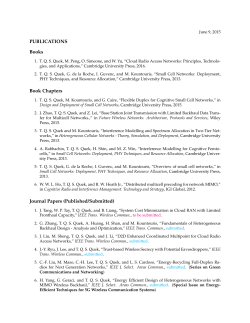 PUBLICATIONS Books Book Chapters Journal Papers (Published