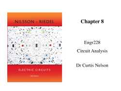Chapter 8 (Natural and Step Responses of RLC Circuits)