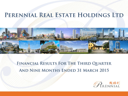 Presentation Slides - Perennial Real Estate Holdings Limited