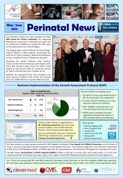 Perinatal News â May / June 2015