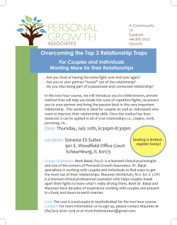 Overcoming the Top 3 Relationship Traps