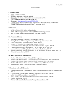 Curriculum Vitae