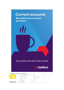 Guide to switching current accounts