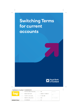 Switching Terms & Conditions