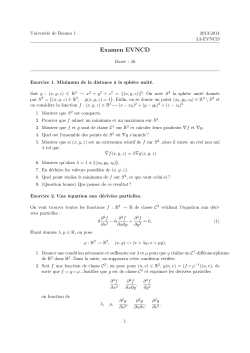 Examen EVNCD - UniversitÃ© de Rennes 1