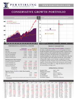 conservative growth portfolio